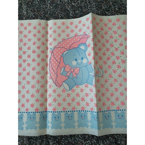 Vintage‎ Baby Shower Paper Table Cloth - Picture 2 of 2